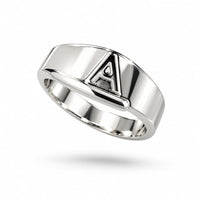 Load image into Gallery viewer, Sterling Silver Initial A Ring - Rings