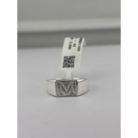 Load image into Gallery viewer, Sterling Silver Initial M Ring
