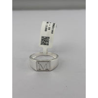 Load image into Gallery viewer, Sterling Silver Initial M Ring
