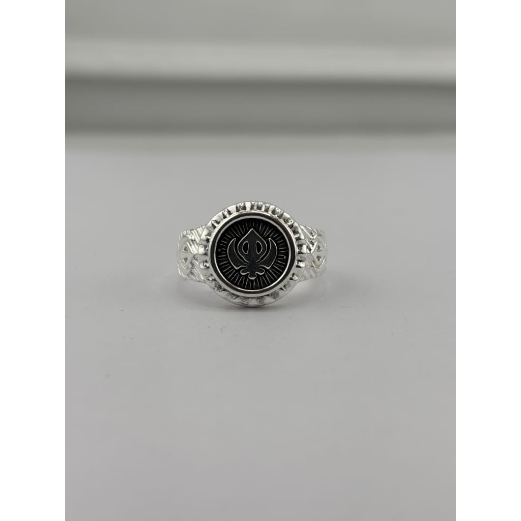 Sterling Silver Khanda Ring - Rings