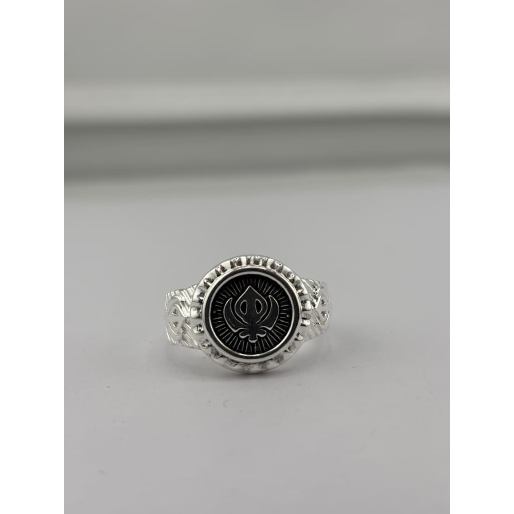 Sterling Silver Khanda Ring - Rings