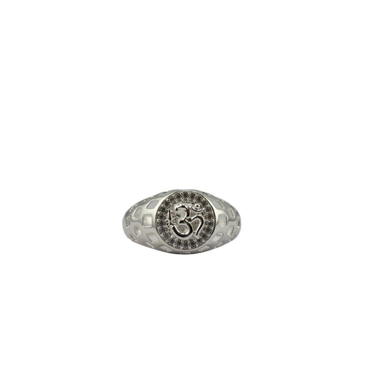 Sterling Silver Om Ring - Rings