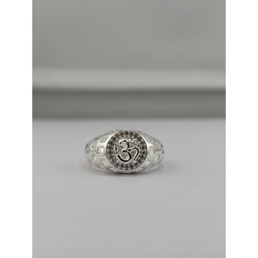Sterling Silver Om Ring - Rings