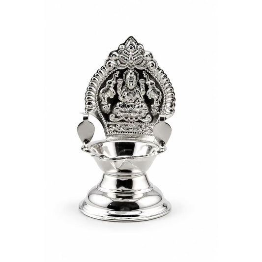 Silver Pooja Diya, 17gm – Everyday Aarti Lamp