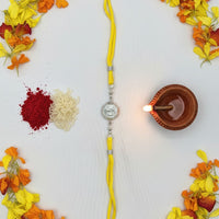 Load image into Gallery viewer, Sterling Silver Rakhi OM 2
