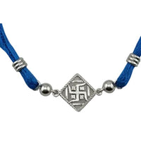 Load image into Gallery viewer, Sterling Silver Rakhi Swastik
