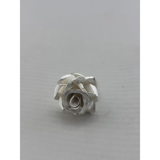 Sterling Silver Rose Ring - Rings