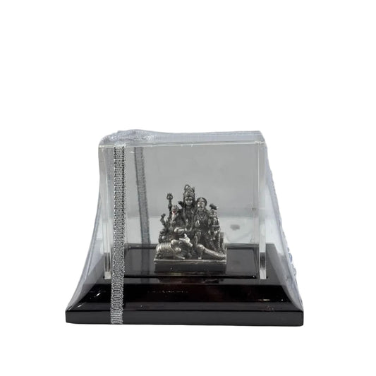 Sterling Silver Shiva Family Idol 47gm – Spiritual Shiv