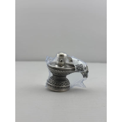 Sterling Silver ShivLing Idol 37gm – Sacred for Pooja &