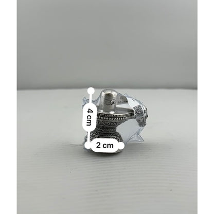 Sterling Silver ShivLing Idol 37gm – Sacred for Pooja &