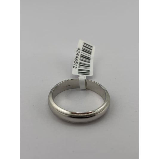 Sterling Silver Thin Milgrain Band Ring (5.47g) - Size Y