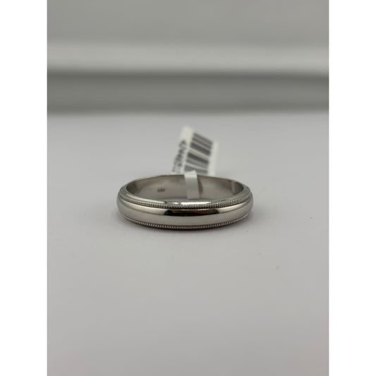 Sterling Silver Thin Milgrain Band Ring (5.47g) - Size Y
