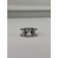 Load image into Gallery viewer, Sterling Silver Trishul Ring (5.42g)
