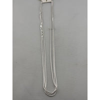 Load image into Gallery viewer, Textured Box Link Silver Chain 925 | Modern Square Necklace