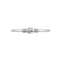 Load image into Gallery viewer, Textured Cone Bead Silver Kada – 925 Sterling Silver
