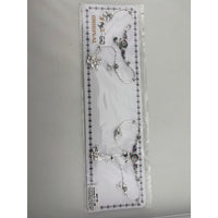 Load image into Gallery viewer, Tribal Floral Charm Silver Anklet – 99.9% Pure Silver – Multicolor Stone – Adjustable
