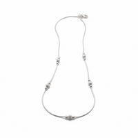 Load image into Gallery viewer, Wave Diamond-Cut Bead Silver Anklet – 99.9% Pure Silver – Weight:14g
