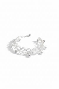 Load image into Gallery viewer, Wave Pattern Chain Anklet – 925 Sterling Silver – Adjustable – 45g
