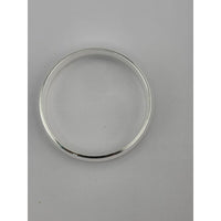 Load image into Gallery viewer, Wide Silver Kada with Diamond-Cut Cross-Hatch Diagonal Band