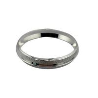 Load image into Gallery viewer, Wide Silver Kada with Diamond-Cut Cross-Hatch Diagonal Band