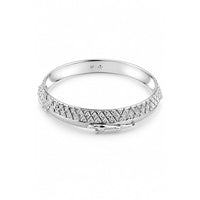 Load image into Gallery viewer, Wide Silver Kada with Pyramid Stud Pattern &amp; Leaping