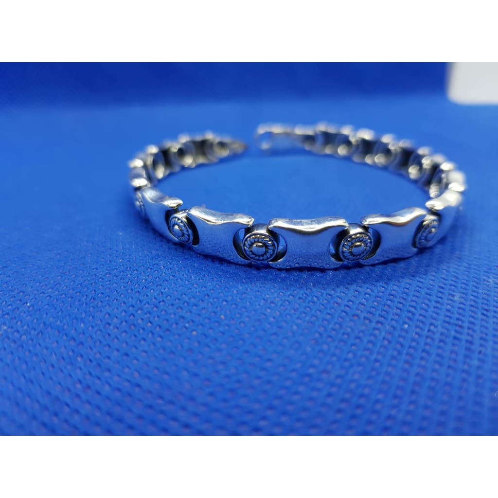 Sterling Silver Royal Mens Bracelet 8MM (8 inches)