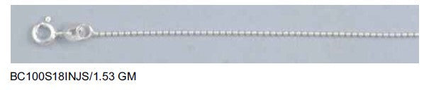 Sterling Silver  Chain(146) 18Inch