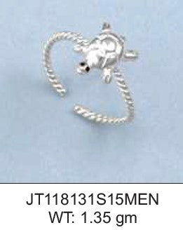 Sterling Silver Enamel  ToeRing (131)