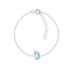 Silver Unicorn Bracelet 095