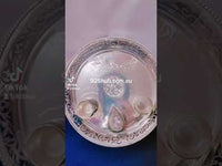 Load and play video in Gallery viewer, Silver Purity 925 Puja/Aarti Thali 20
