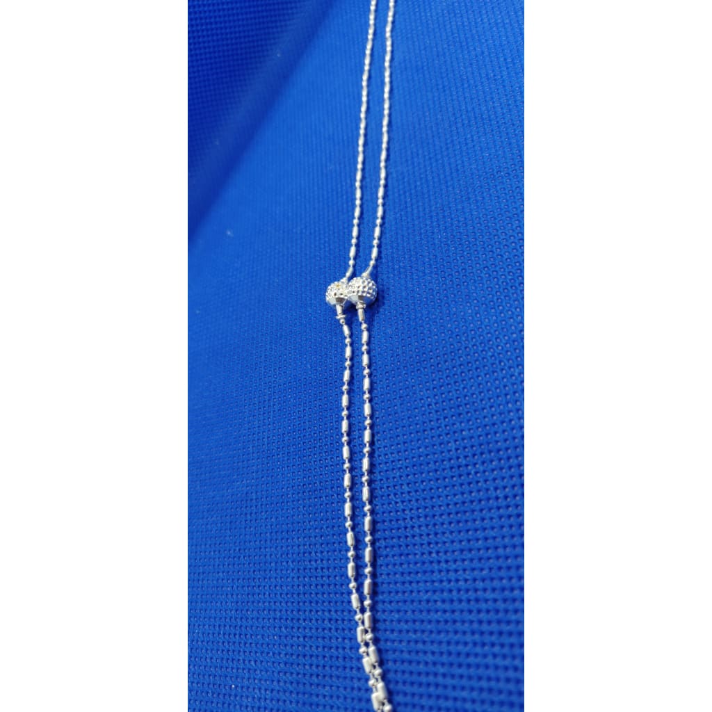 Silver Anklet pair Globe - Anklet