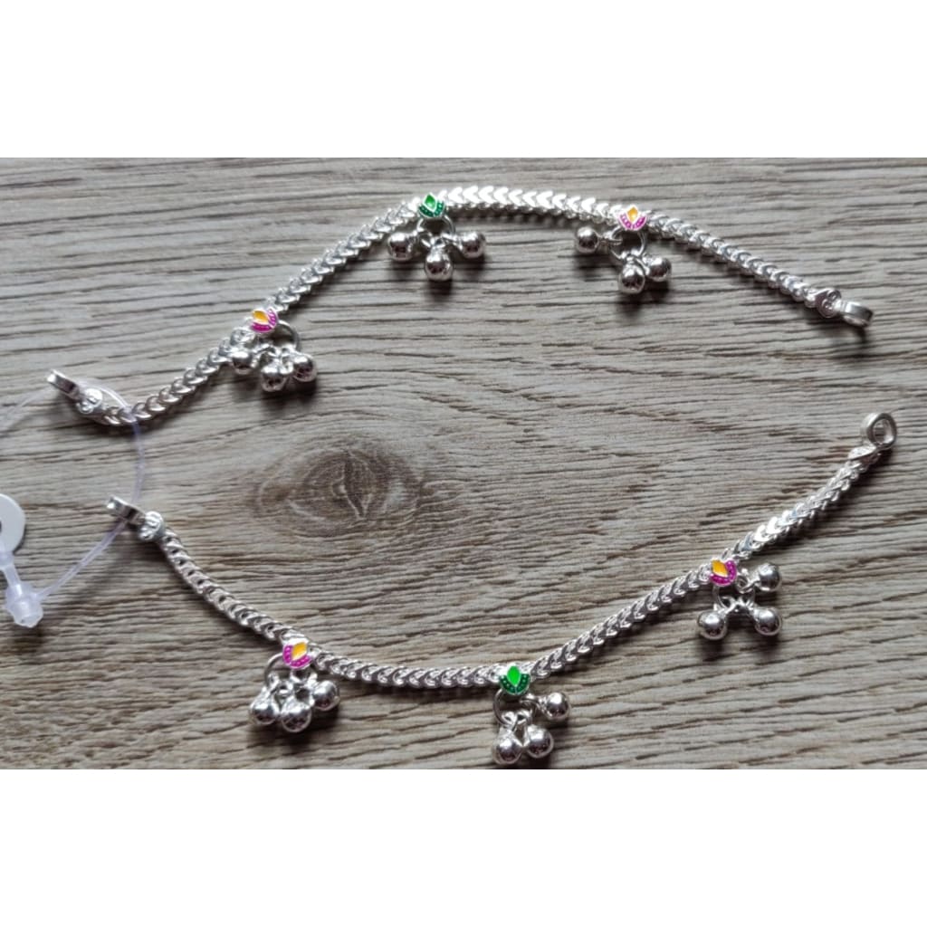 Silver Baby Anklet D012 (5 inches) - Anklet