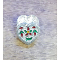 Load image into Gallery viewer, Silver Box Handcrafted Enamel (580) - Silver Box
