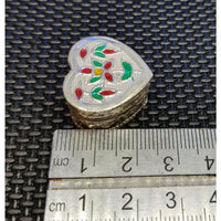 Load image into Gallery viewer, Silver Box Handcrafted Enamel (580) - Silver Box
