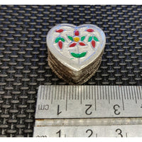 Load image into Gallery viewer, Silver Box Handcrafted Enamel (580) - Silver Box
