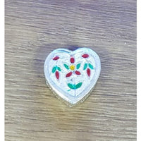 Load image into Gallery viewer, Silver Box Handcrafted Enamel (580) - Silver Box
