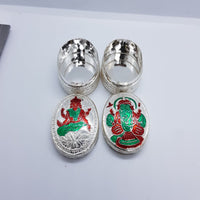 Load image into Gallery viewer, Silver Box Laxmi Ganesh Pair (42) - Silver Box
