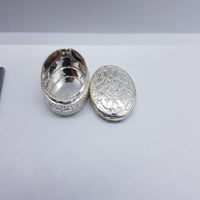 Load image into Gallery viewer, Silver Box Oval Handcrafted (10) - Silver Box
