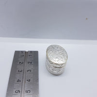 Load image into Gallery viewer, Silver Box Oval Handcrafted (10) - Silver Box
