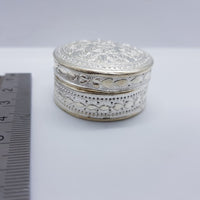 Load image into Gallery viewer, Silver Box Round Handcrafted (24) - Silver Box
