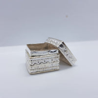 Load image into Gallery viewer, Silver Box Square Handcrafted (11) - Silver Box
