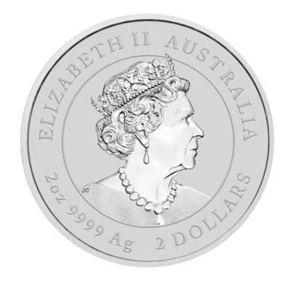 Silver coin 2 ounce/ 62gm 999 purity (Price on request)