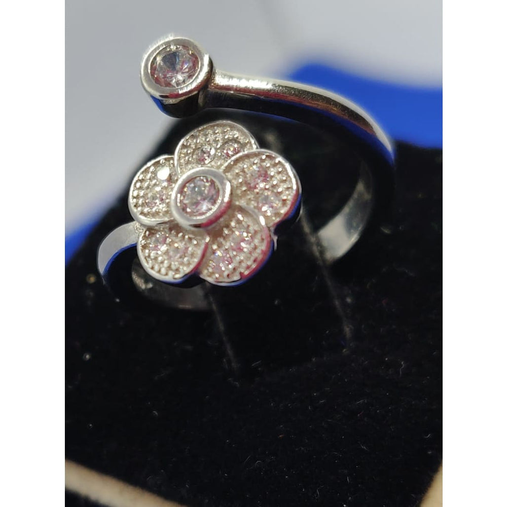 Silver Flower cent ring Purity 925 - Silver Ring