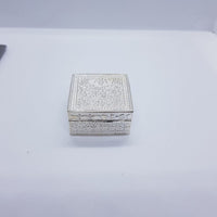 Load image into Gallery viewer, Silver Handcrafted Square Box (25) - Silver Box
