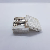 Load image into Gallery viewer, Silver Handcrafted Square Box (25) - Silver Box
