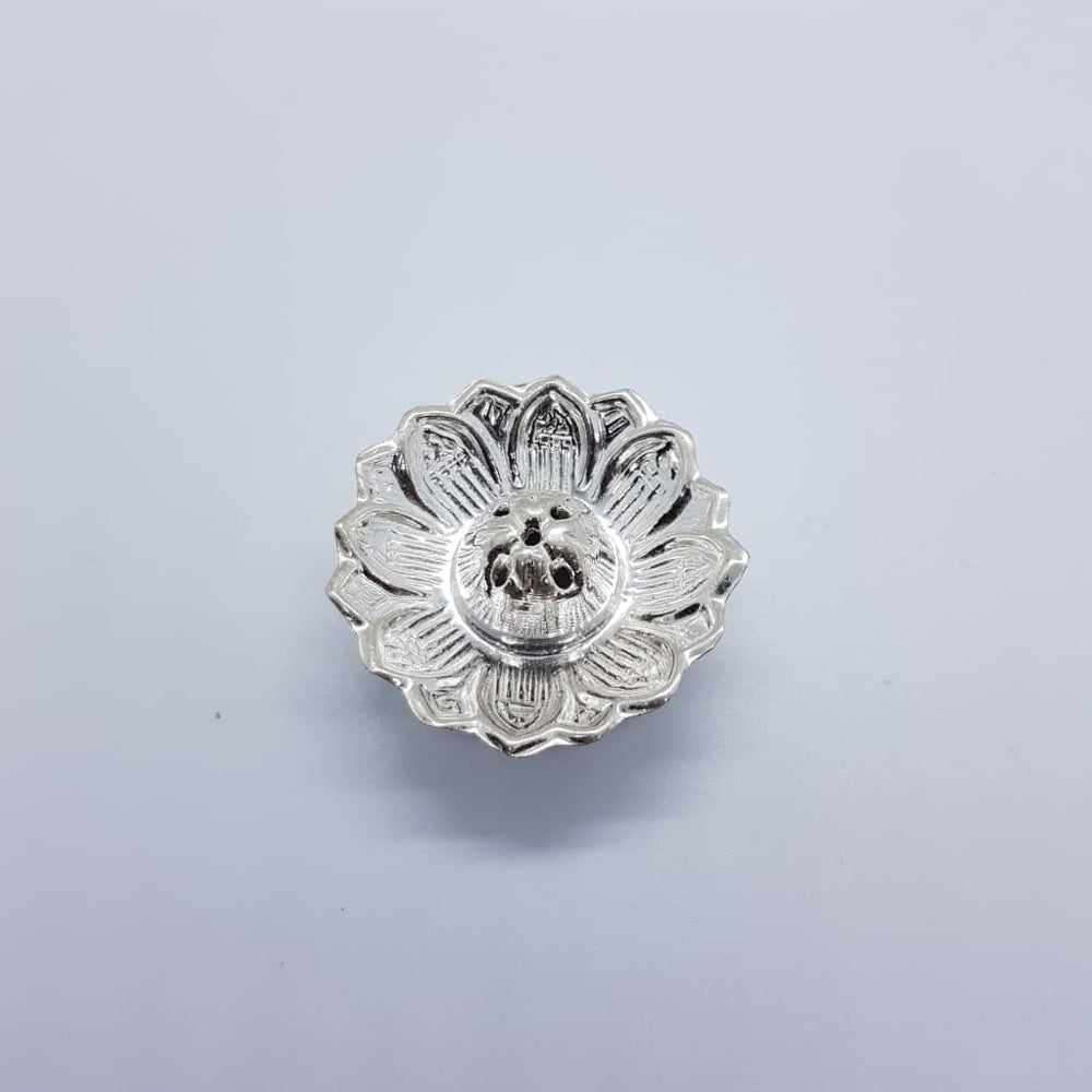 Silver Incense stick holder (Agarbatti Stand 08) - Puja