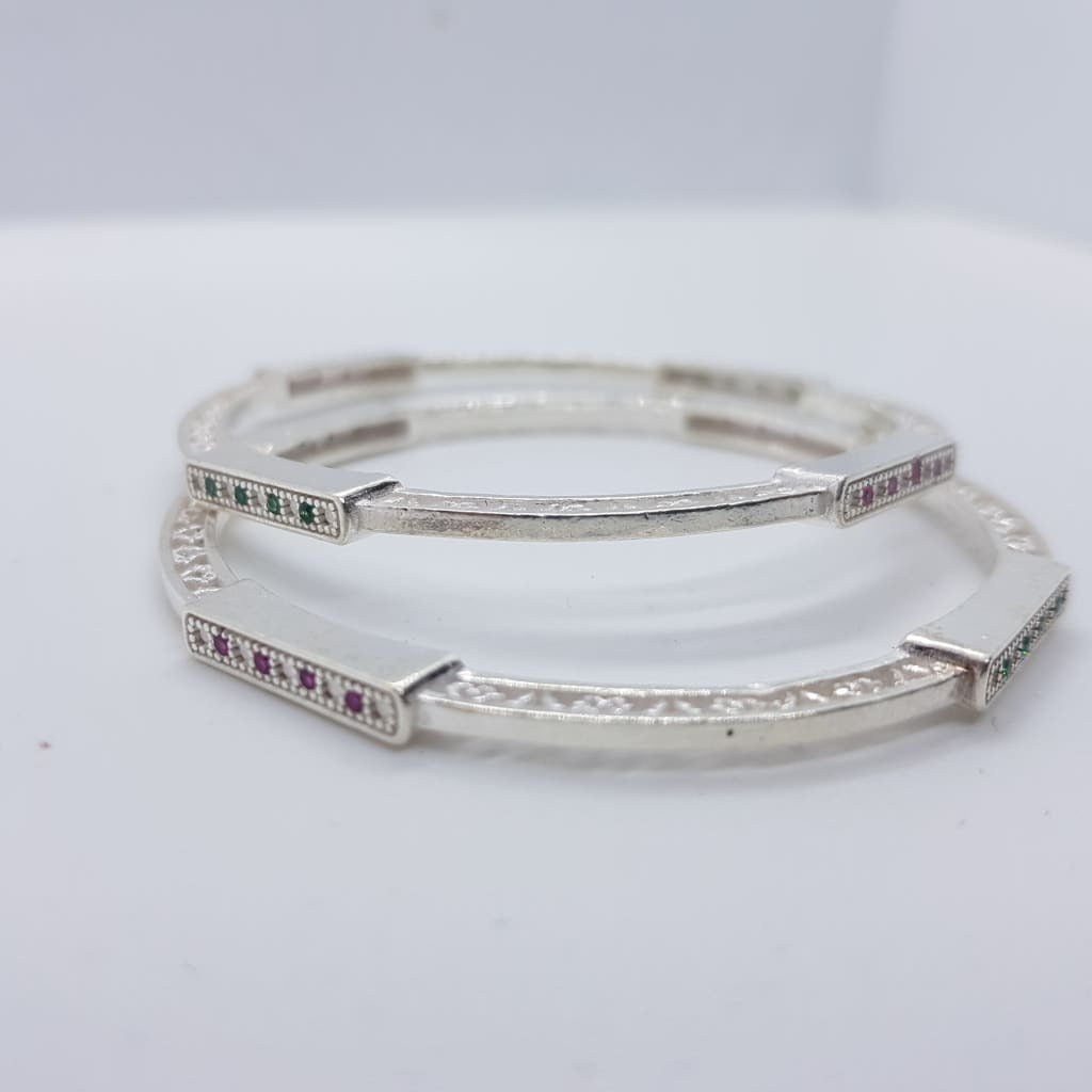 Silver Kids Bangle J189 (4 to 9 years old) - Kids Bracelet