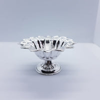 Load image into Gallery viewer, Silver Lotus Akhand Jyot (025) - Puja items
