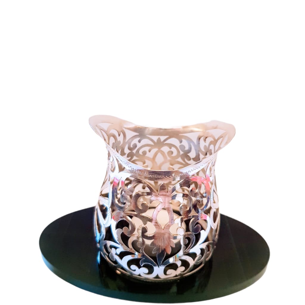 Silver purity 925 candle stand - Silver Gift item