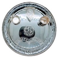 Load image into Gallery viewer, Silver Purity 925 Puja/Aarti Thali 20 - Silver Gift item
